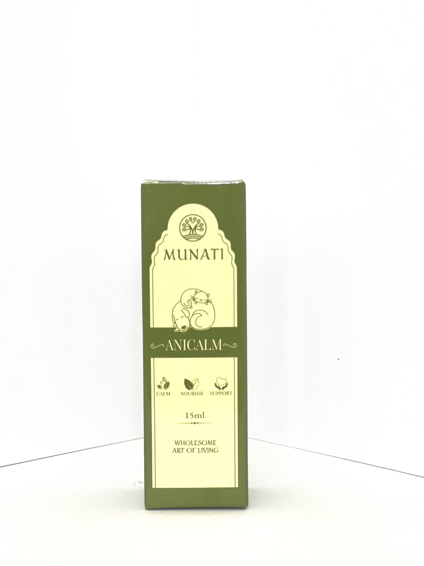 Natural Herbal Calming Drops For Pets 'Anicalm’ Munati, 15ml