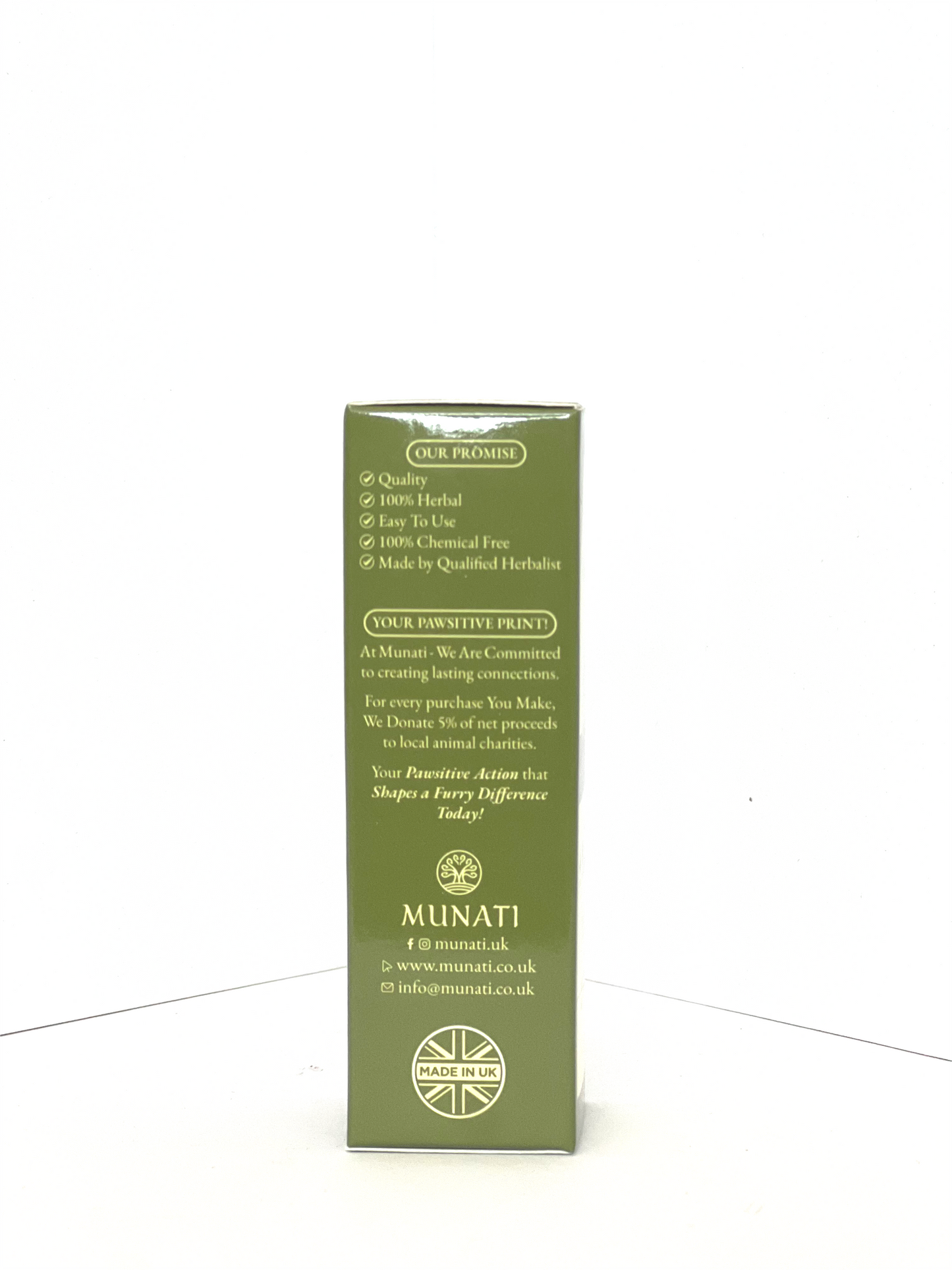 Natural Herbal Calming Drops For Pets 'Anicalm’ Munati, 15ml