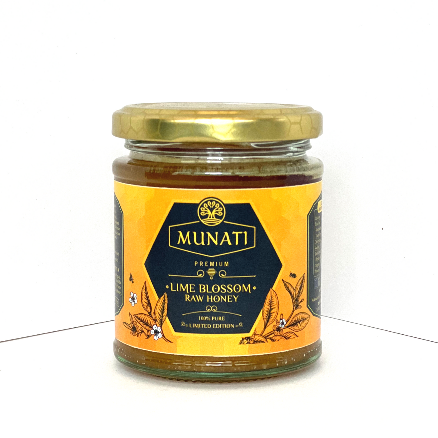 Premium Raw Lime Blossom Honey 300g