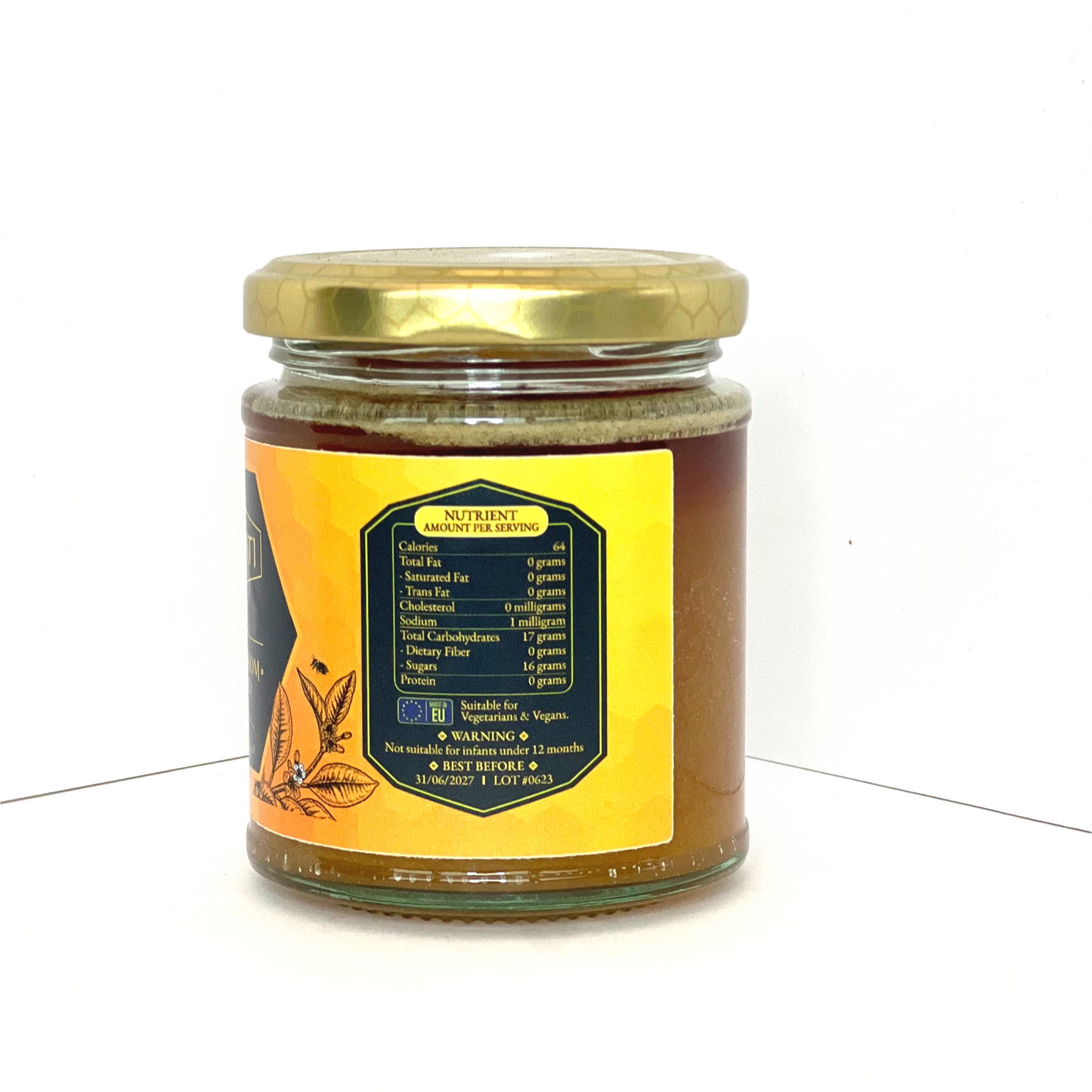 Premium Raw Lime Blossom Honey 300g