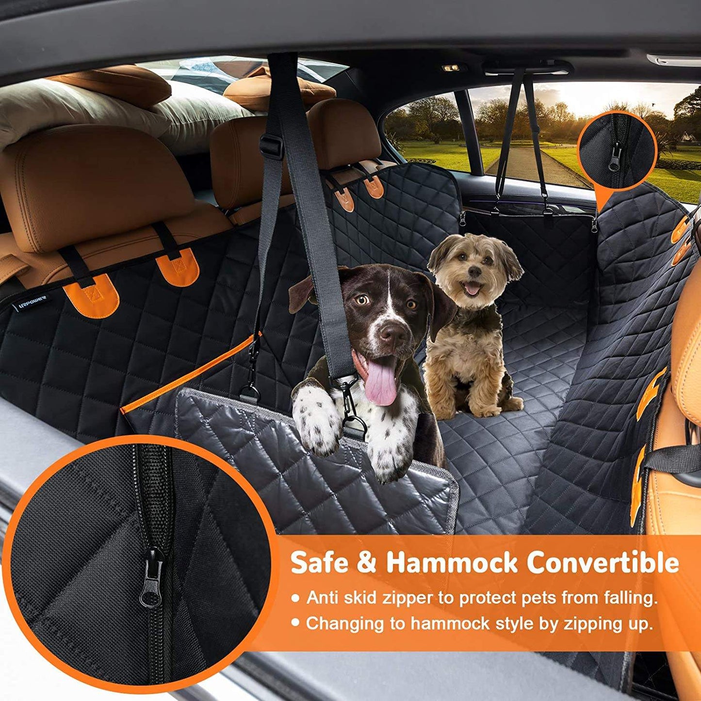 Kotilux Pet Car Seat Cover 5-In-1