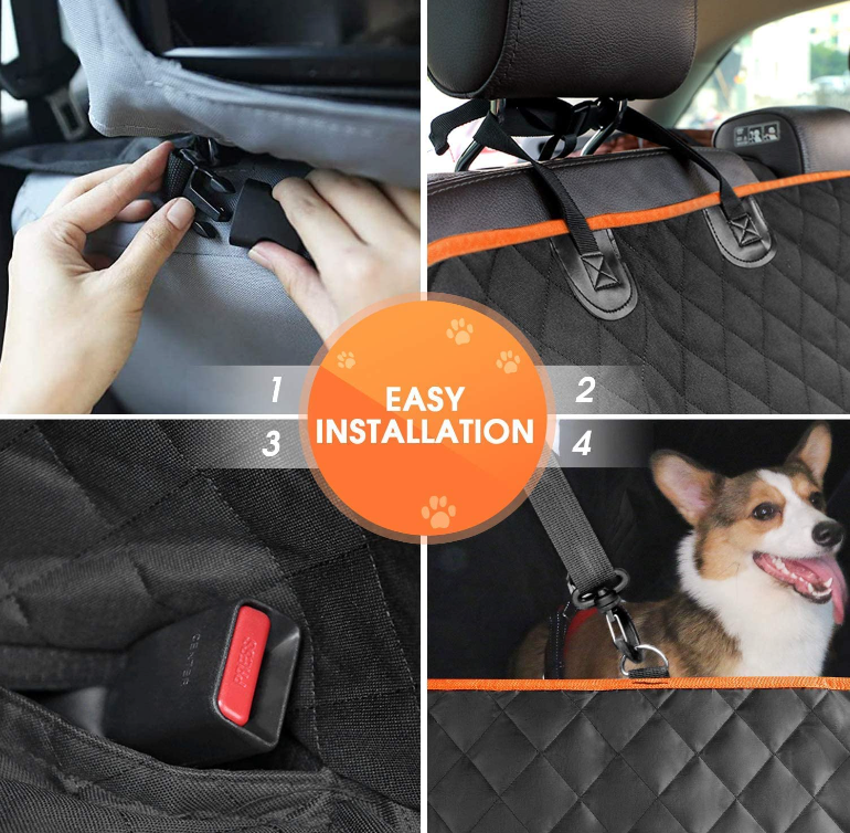 Kotilux Pet Car Seat Cover 5-In-1