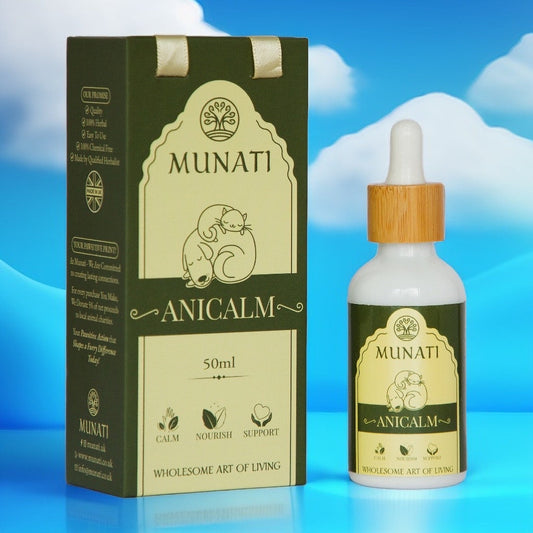 Natural Herbal Calming Drops For Pets ‘Anicalm’ Munati, 50ml