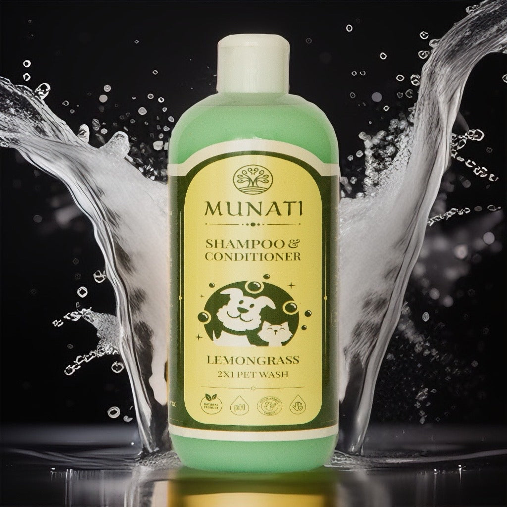 Shampoo and Conditioner 2-in-1 For Pets ‘Lemongrass’ Munati 500ml