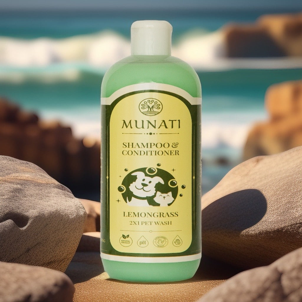 Shampoo and Conditioner 2-in-1 For Pets ‘Lemongrass’ Munati 500ml